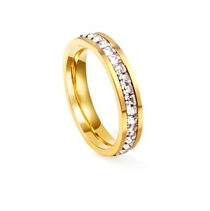 18k plated Gold Band with Silver Accents